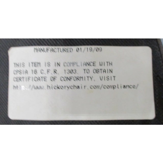 Hickory Chair Company Inlaid Mahogany and Upholstered Open Louis XVI Armchairs - a Pair For Sale - Image 12 of 13