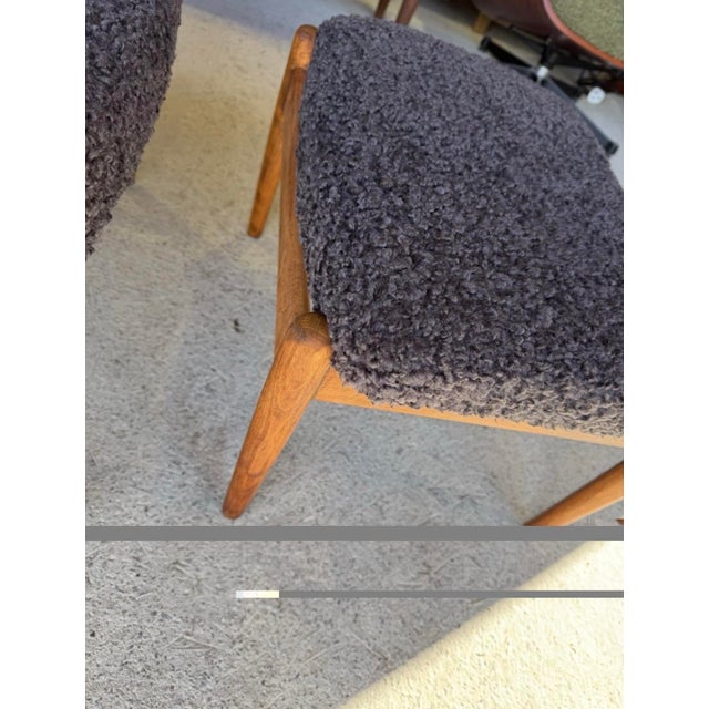 Set of Mid-Century Armchair and Ottoman from Edmund Homa, 1960s For Sale - Image 5 of 15