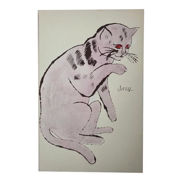 After Andy Warhol, Cat Sam, 1980s, Lithograph For Sale