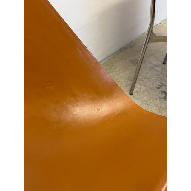 Gordon Guillaumier Leather Sling Lyo Dining Chairs for Frag, Italy - Set of Four For Sale - Image 10 of 17