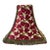 Gretchen Punch Regal Designer Fabric Green and Maroon Floral Lamp Shade For Sale
