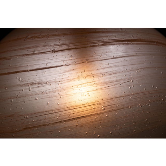 Vintage Globe Pendant Lamp with Bubble Glass Shade from Peill & Putzler, 1970s For Sale - Image 10 of 11