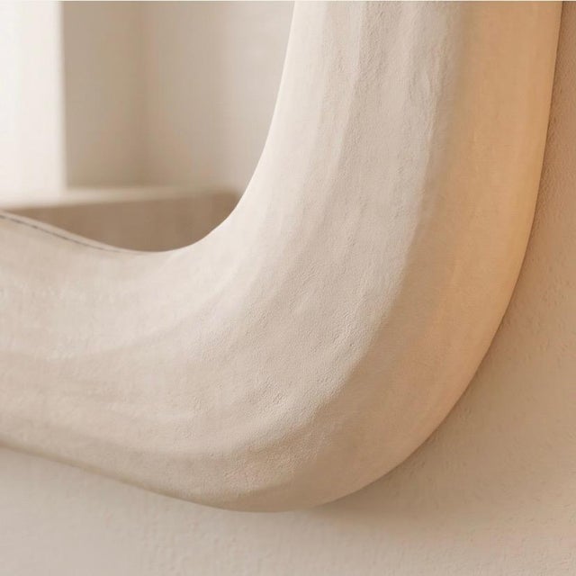 2020s Plaster Mirror, "Nuage 2" For Sale - Image 5 of 8