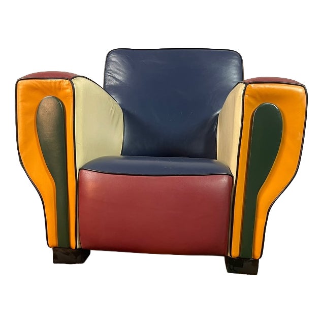 Postmodern Dutch Hip Hop Armchair from Peter van Zoetendaal, The Netherlands, 1990s For Sale