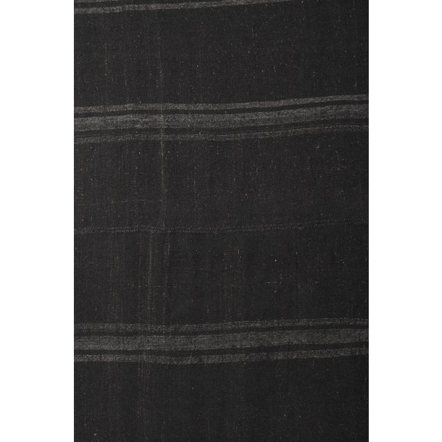 Textile 1970s Vintage Goat Hair Turkish Kilim Rug 9'1'' X 12'5'' For Sale - Image 7 of 12