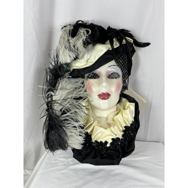 Here is a vintage ceramic limited edition wall mask by San Francisco artist Claudia Cohen. Her name is Gabrielle. She’s...
