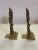 Early 20th Century Wheat Brass Bookends- Set of 2 For Sale - Image 4 of 8