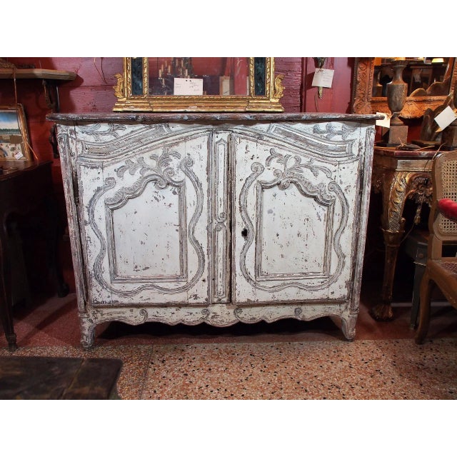 Mid 18th Century French Provincial Painted Buffet For Sale - Image 5 of 10