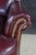 1970s 1975 Lane Furniture Burgundy Red Oxblood Leather Nailhead Reclining Armchair For Sale - Image 5 of 18