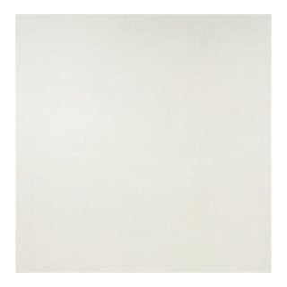 Rug & Kilim’s Oversized Contemporary Textural Solid Rug in White Tones-11x11 For Sale