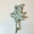 1970s Vintage Nautical Coastal Cast Iron Verdigris Mermaid Wall Hook. For Sale - Image 16 of 16
