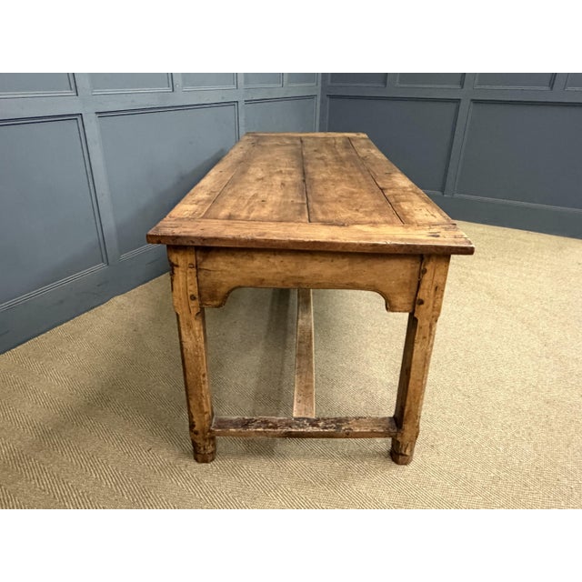19th Century Fruitwood Refectory Farmhouse Table, 1800 For Sale - Image 17 of 18