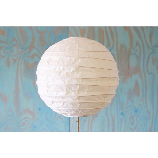 Black Vintage 1950s Isamu Noguchi Bb3 / 55dd Floor Lamp (1 of 2) For Sale - Image 8 of 11