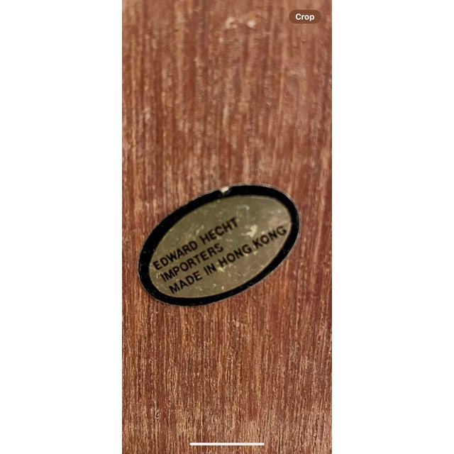 Rustic Vintage Rattan Caned Letter Holder Desk Organizer For Sale - Image 3 of 9