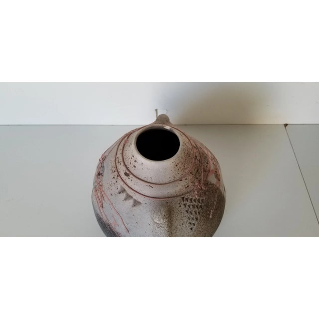 Vintage Jeff Kell Art Pottery Vase For Sale - Image 9 of 11
