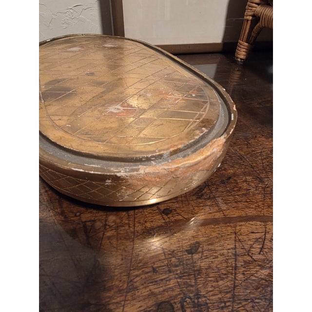 Antique Oblong Giltwood Dome Plateau For Sale - Image 11 of 12