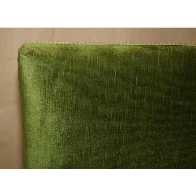 Wood Antique Victorian Green Desk Chair from Edward & Roberts For Sale - Image 7 of 18