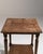 Early 20th Century France Weathered Honey Oak Oak Side Table With Shelf For Sale - Image 10 of 10