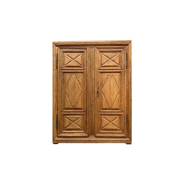 Antique Oak Wardrobe, 1700 For Sale - Image 4 of 5