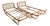 Italian Bamboo Single Beds, 1960s, Set of 2 For Sale