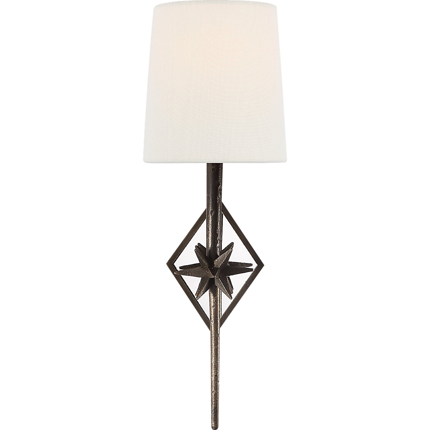 Ian K. Fowler for Visual Comfort Signature Etoile Sconce in Aged Iron ...