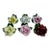 1940s Set of 6 Staffordshire Radnor Bone China Rose Place Card Holders For Sale