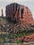 Mid 20th Century Southwestern Red‑Rock Mesa Oil Painting in the Style of Sedona’s Cathedral Rock For Sale - Image 5 of 12