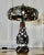 Brown Large Stained Glass Table Lamp, 1960s For Sale - Image 8 of 11