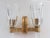 Italian Murano Crystal Glass and Brass Wall Sconces, 1990s, Set of 2 For Sale - Image 12 of 18