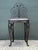Mid-Century Modern Vintage Scroll Wrought Iron Vanity Chair For Sale - Image 3 of 12