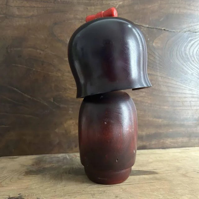 Vintage Kawaii Kokeshi Doll, 1970s For Sale - Image 8 of 9