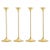Jazz Candleholders in Steel with Brass Plating by Max Brüel for Karakter, Set of 4 For Sale - Image 17 of 17