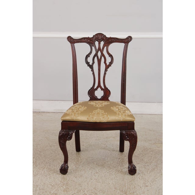 Set of 8 Thomasville Mahogany Dining Chairs For Sale - Image 14 of 18