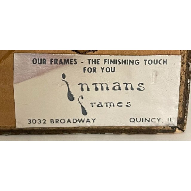 Wood Antique Dutch Renaissance Floral Still Life Original Framed Oil Painting on Tin in Silver, White, Blush For Sale - Image 7 of 12