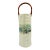 1992 Signed Studio Pottery Vase With Bamboo Handle Ceramic Vessel, Handcrafted Art Pottery For Sale