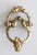 Early 20th Century Antique Art Nouveau French Gilt Bronze Floral Door Knocker For Sale - Image 5 of 8