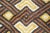 Traditional Kuba grass textile handmade from the indigenous people of the Congo. Bold geometric patterns created by hand...