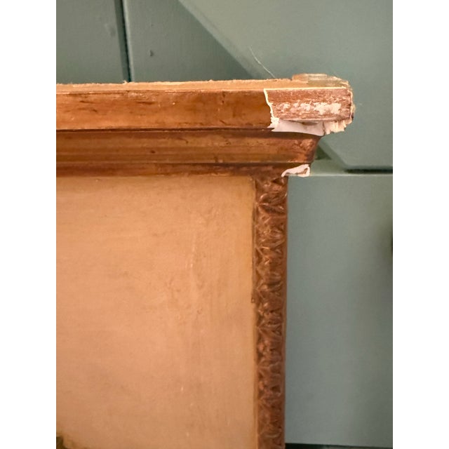 Wood Antique Mary Pickford’s Pickfair Estate Neoclassical French Gilt Trumeau Mirror Old Hollywood Regency For Sale - Image 7 of 12