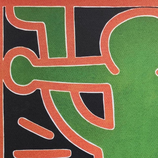 Mid-Century Modern Keith Haring, Composition, Lithograph, 1990s For Sale - Image 3 of 10