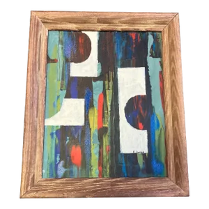 Contemporary Original Stephen Heigh Abstract Painting “Bosa Nova”