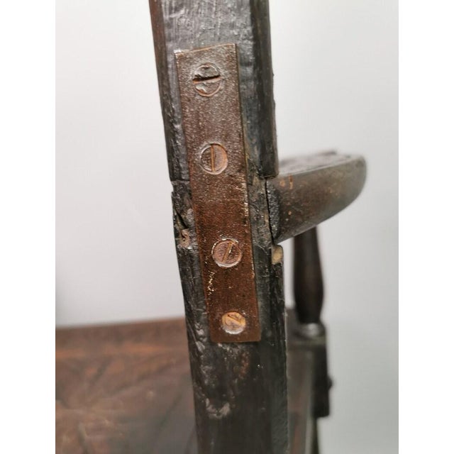 Antique Georgian Elbow Chair, Carved Oak, Gothic Style For Sale - Image 9 of 10