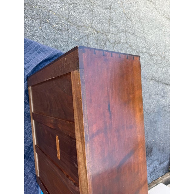 Brown Antique English Victorian Marsh, Jones, Gribb & Co. Maple & Zebra Wood Bar Cabinet / Bookshelf For Sale - Image 8 of 11