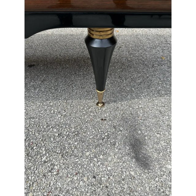 Wood 1940s French Art Deco Macassar Ebony Mother-of-Pearl Sideboard For Sale - Image 7 of 12