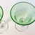 Kelly Green Vintage Italian Rustic European Controlled Bubble Hand Blown Glass Wine Goblets - Set of 7, After Murano For Sale - Image 8 of 9