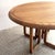 Round Mid-Century Danish Style Warm Wood Dining Table For Sale In Miami - Image 6 of 14