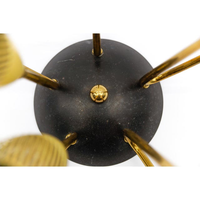 Sputnik Ceiling Lamp in the style of Arteluce, Italy, 1950s For Sale - Image 14 of 18