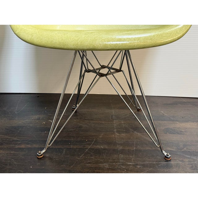 Modernica Case Study Fiberglass H-Base Armchairs, Pair For Sale - Image 9 of 12