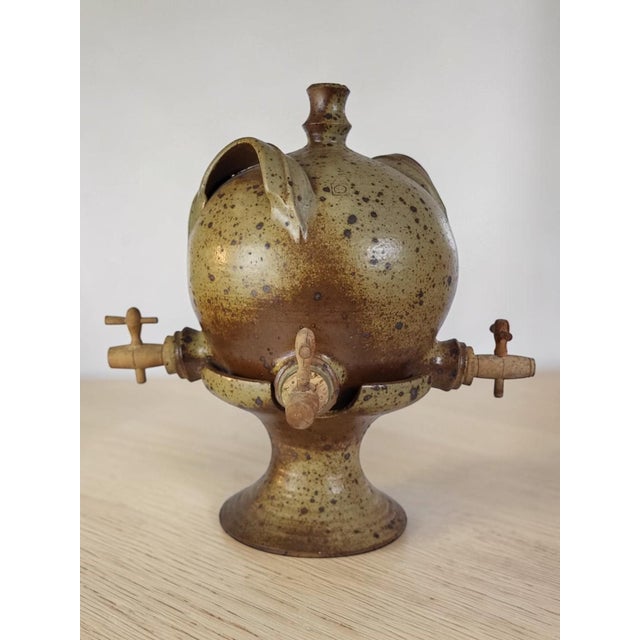 Pyrite Sandstone Fountain from Charles Gaudry Workshop, 1970s For Sale - Image 13 of 14