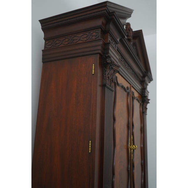 Henkel Harris Mahogany Document Secretary Desk For Sale - Image 13 of 18