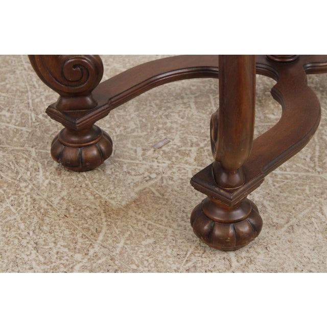 Hickory Chair Continental Mahogany Console Library Table For Sale - Image 11 of 16